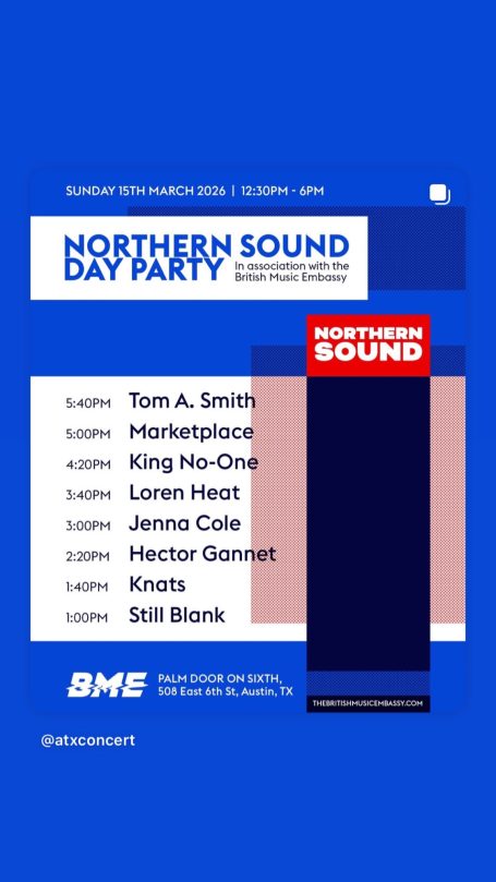 Hector Gannet performing on the British Embassy Stage at SXSW Festival